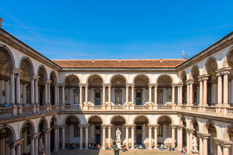 Hof von Pinacoteca di Brera