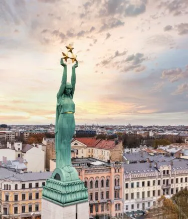 Das Freiheitsdenkmal in Riga