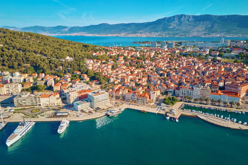 Blick auf Split