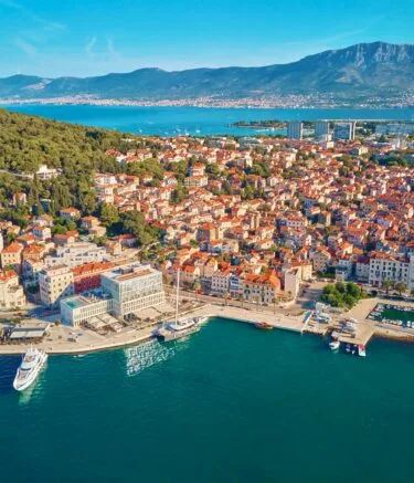 Blick auf Split