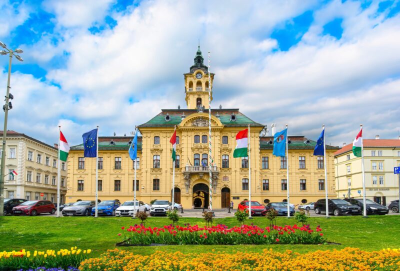 Széchenyi Platz in Szeged