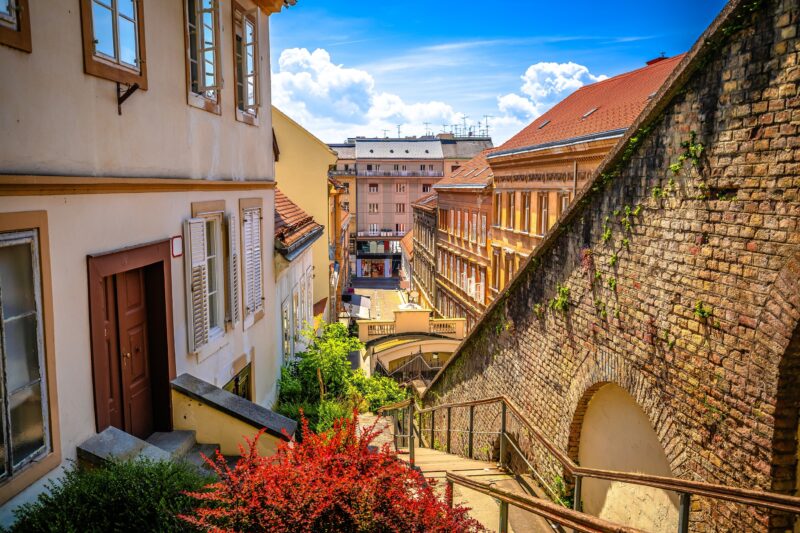 Historische Gebäude in Zagreb